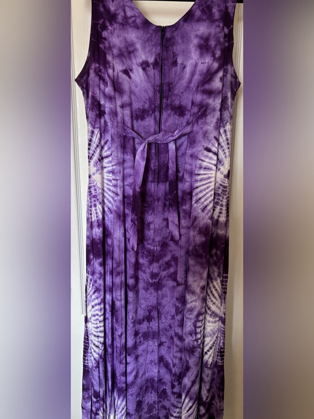 Vintage Eastwinds Tie Dye Sleeveless Maxi Dress, Size XXL EUC
